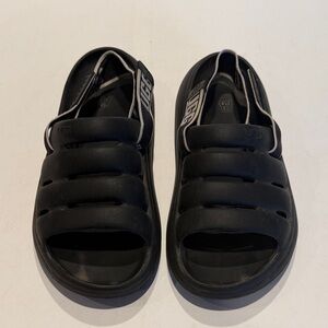 UGG Black Slide Sandals